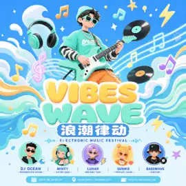 电子音乐节素材 1